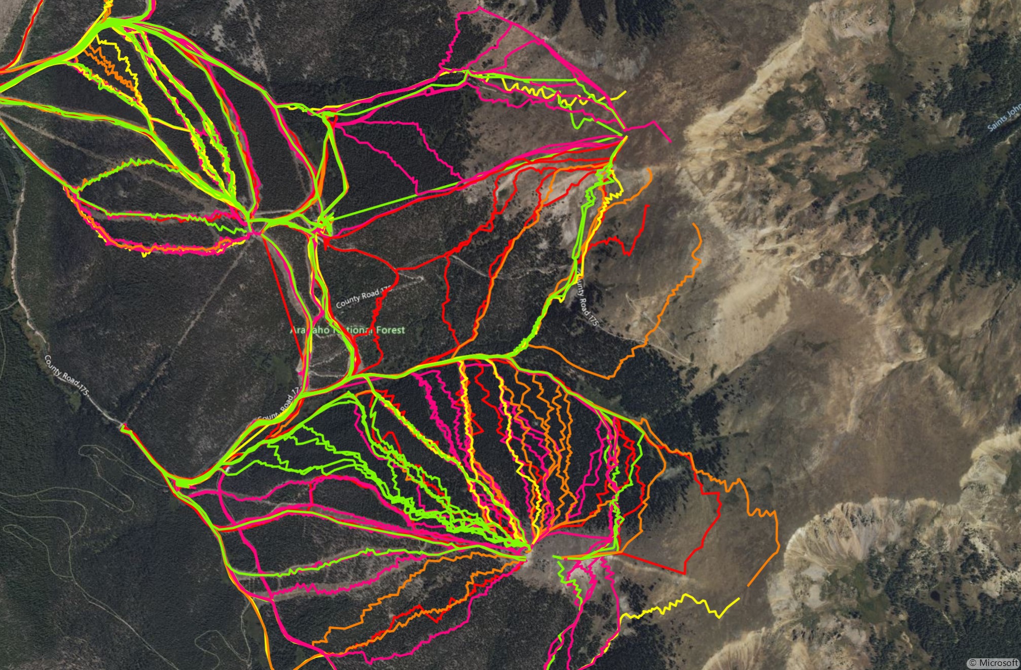 After removing ski lifts